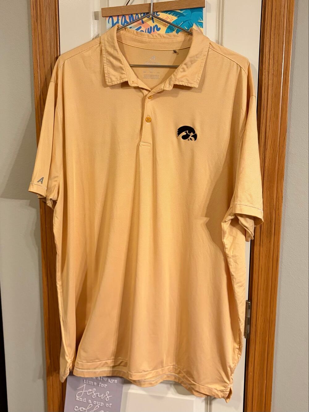 Men's Antigua Iowa Hawkeyes Polo 2XL